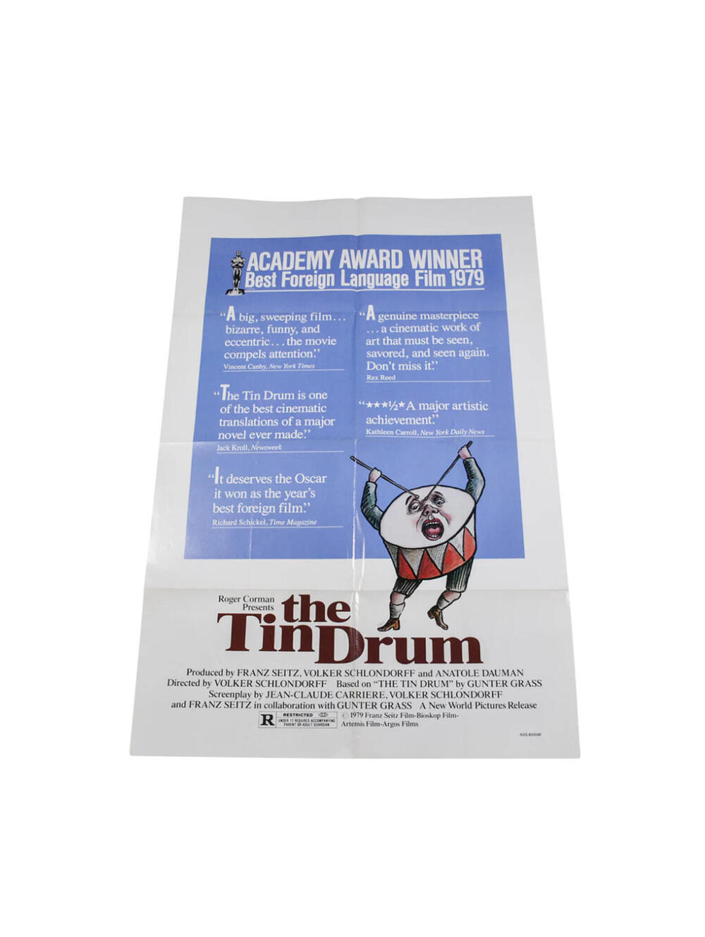 Vintage The Tin Drum 1979 Movie Poster Film 70s Original 41 x 27
